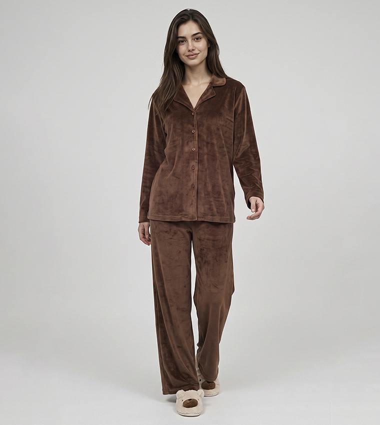 Solid Pyjama Set