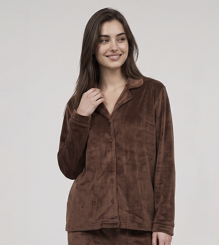 Solid Pyjama Set