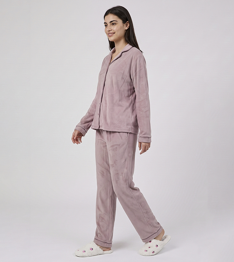 Solid Pyjama Set