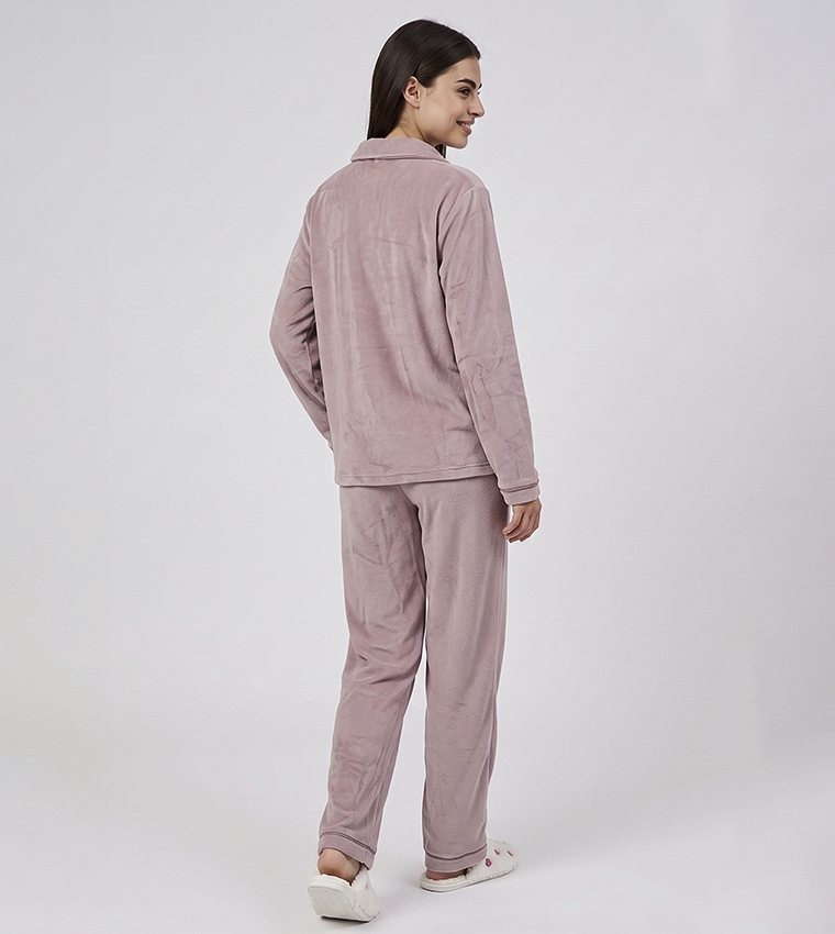 Solid Pyjama Set