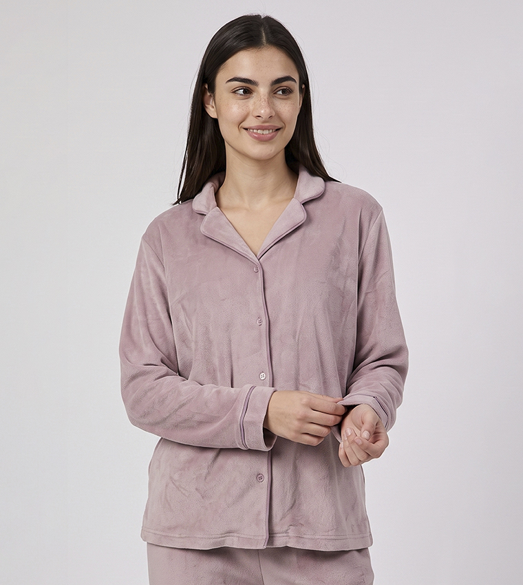 Solid Pyjama Set