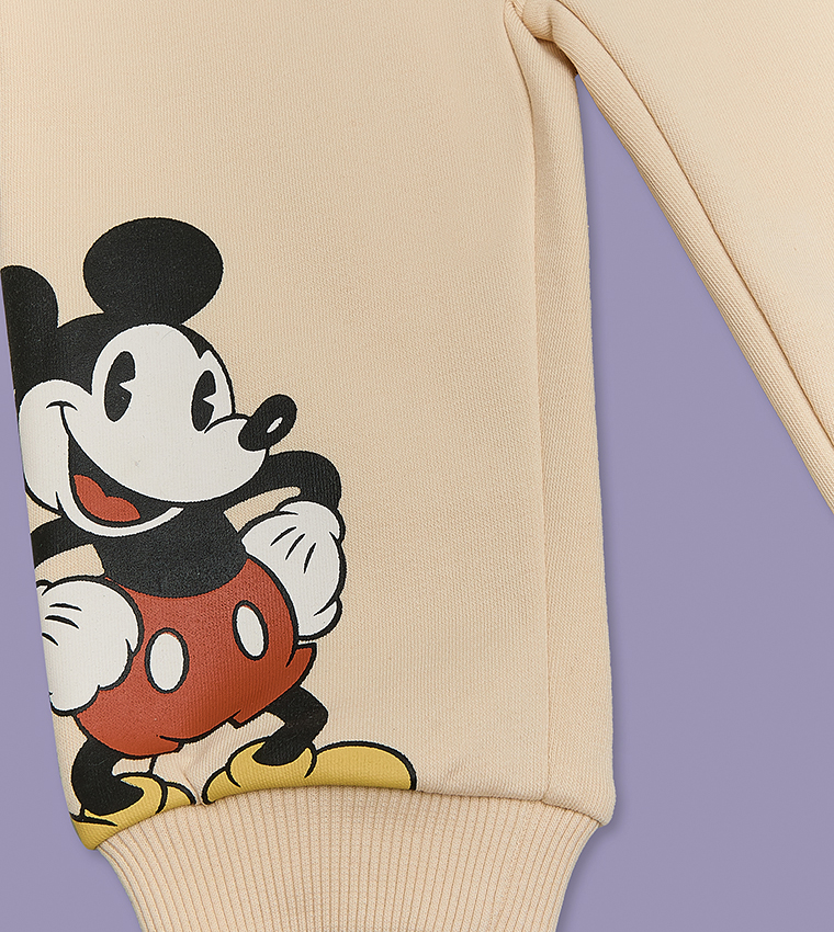 2 Pack Mickey Mouse Print Pants with Drawstring Waist