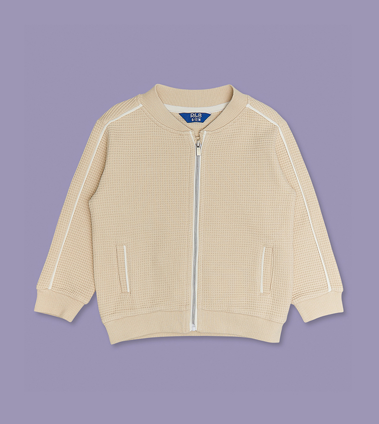 Textured Jacket and Pant Set