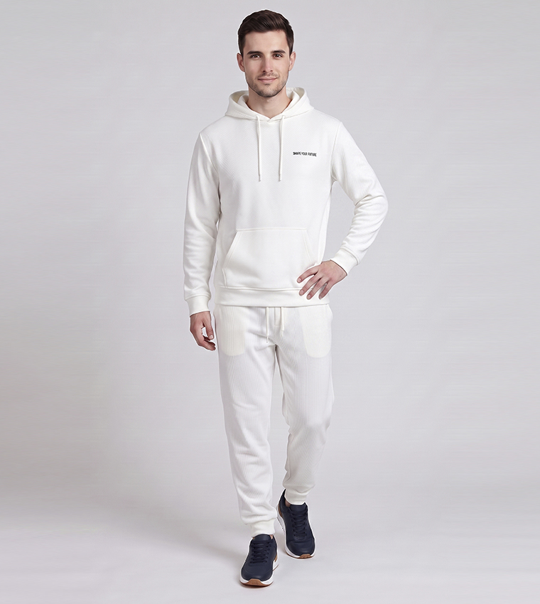 Solid Joggers with Drawstring Waist