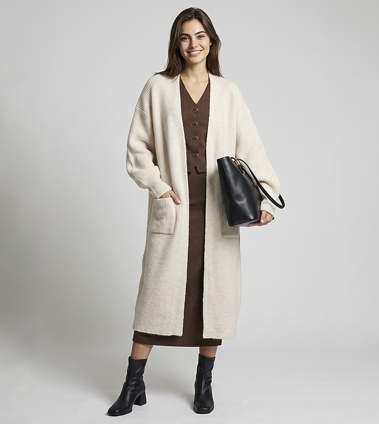 Solid Knitted Shrug
