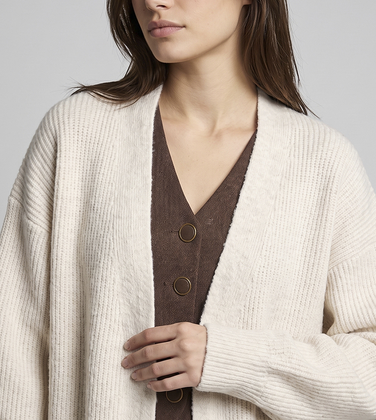 Solid Knitted Shrug