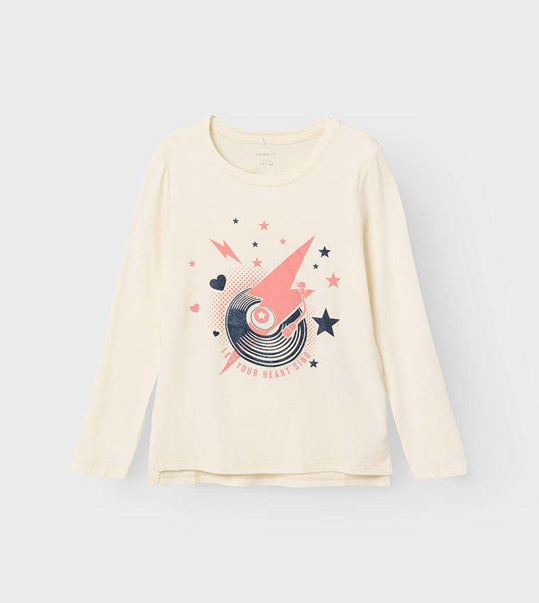Printed Long Sleeves T-Shirt 