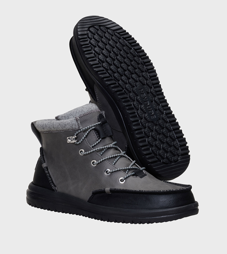 HEY DUDE  Lace up Boots - Grey Lace up Boots