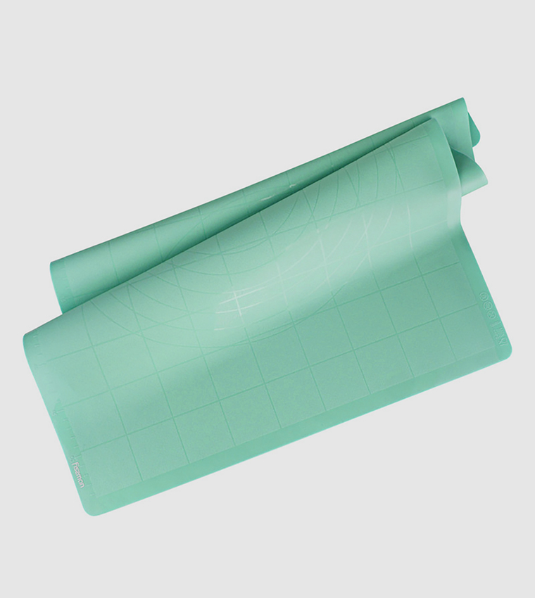 بساط خبز من السيليكون 57x47 سم بلون أخضر فاتح