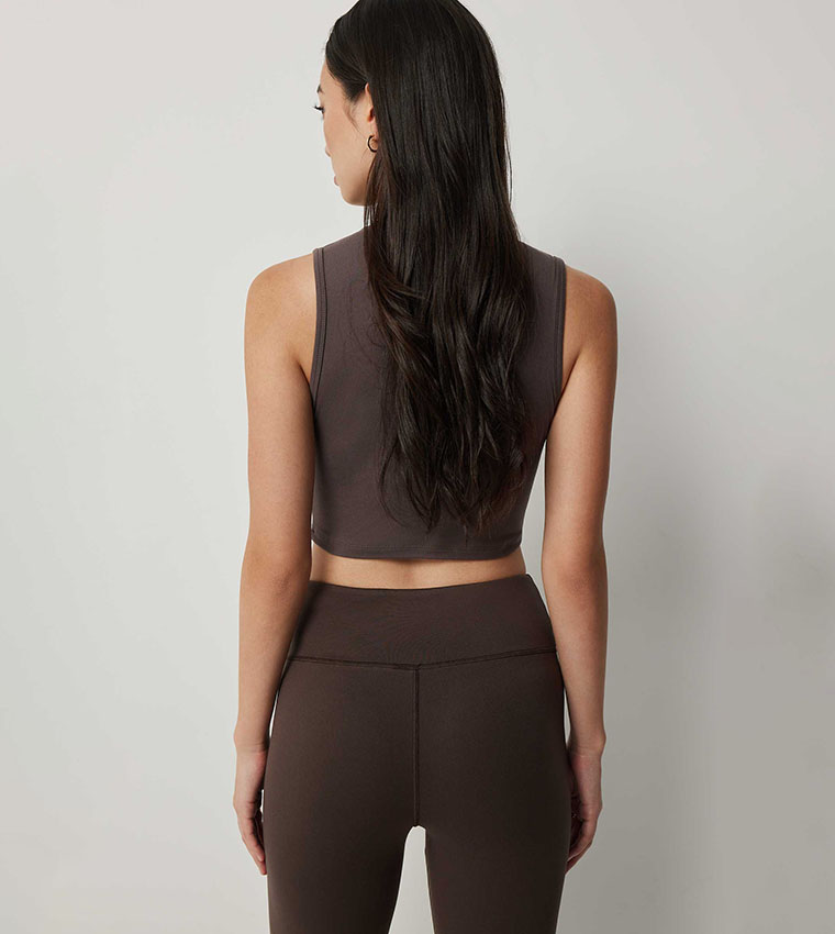 Ardene  Cropped Tops - Brown Cropped Tops