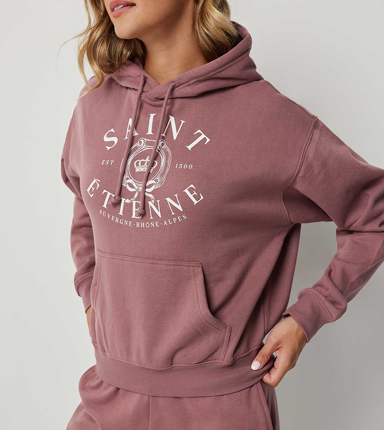 Printed Long Sleeves Hoodie