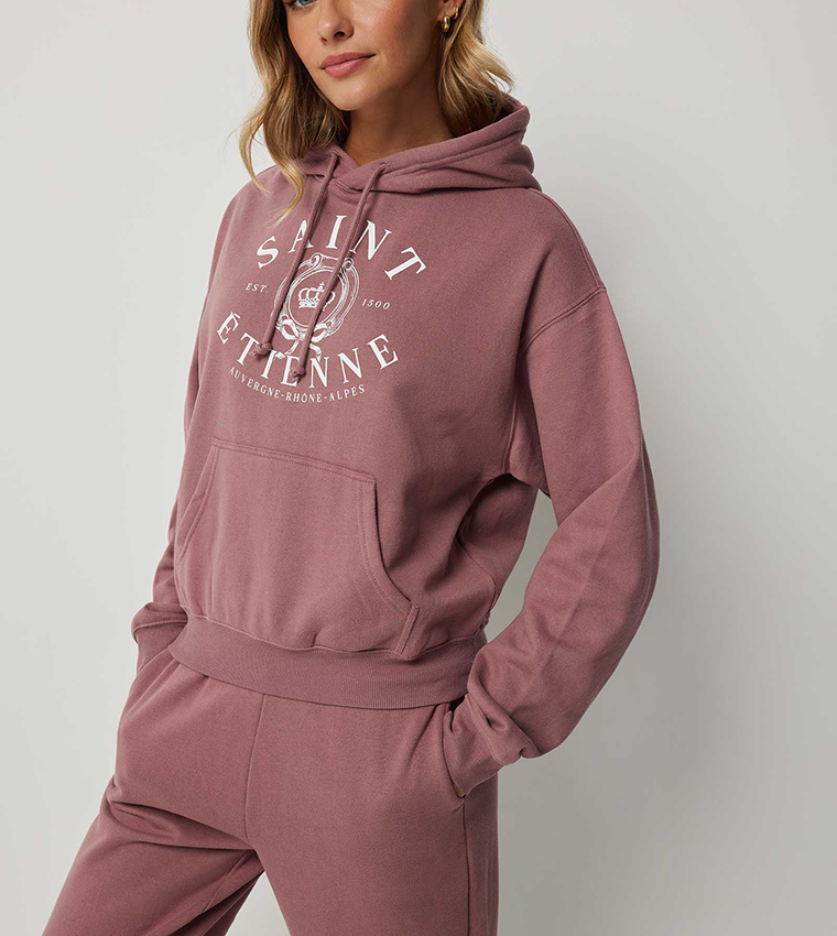 Printed Long Sleeves Hoodie