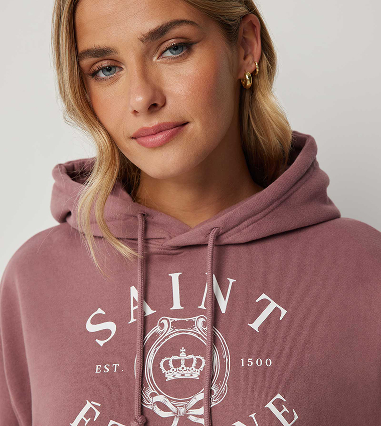 Printed Long Sleeves Hoodie