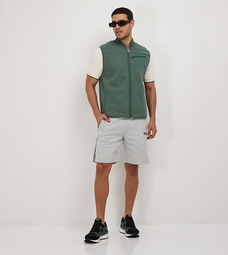 Polar Fleece Twill Patch Gilet