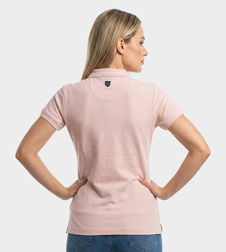 Logo Detail Short Sleeves Polo T-Shirt