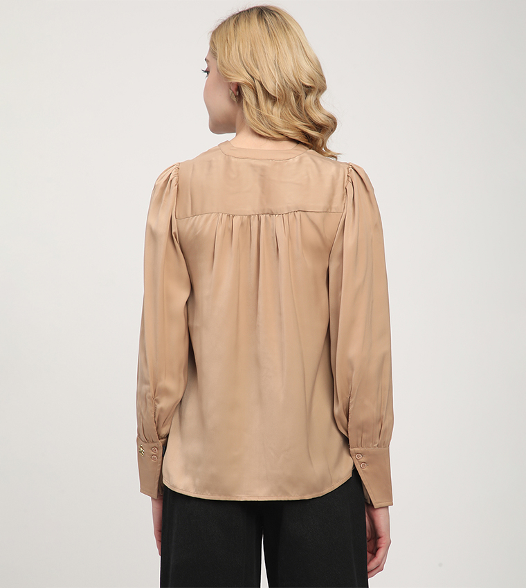 Solid Long Sleeves Shirt