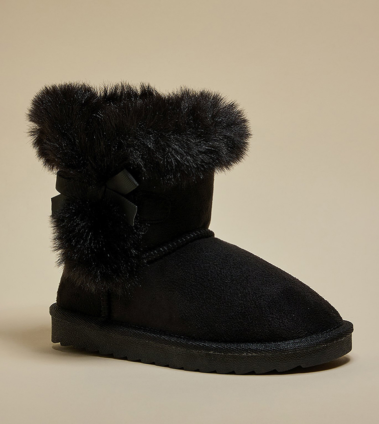 Fur Detail Winter Boots