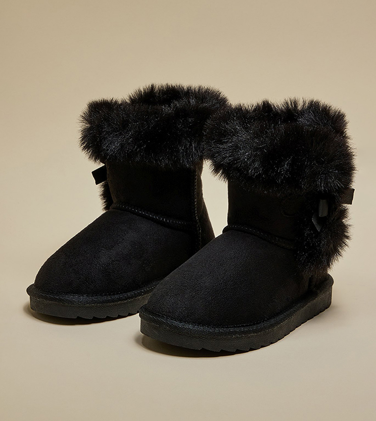 Fur Detail Winter Boots