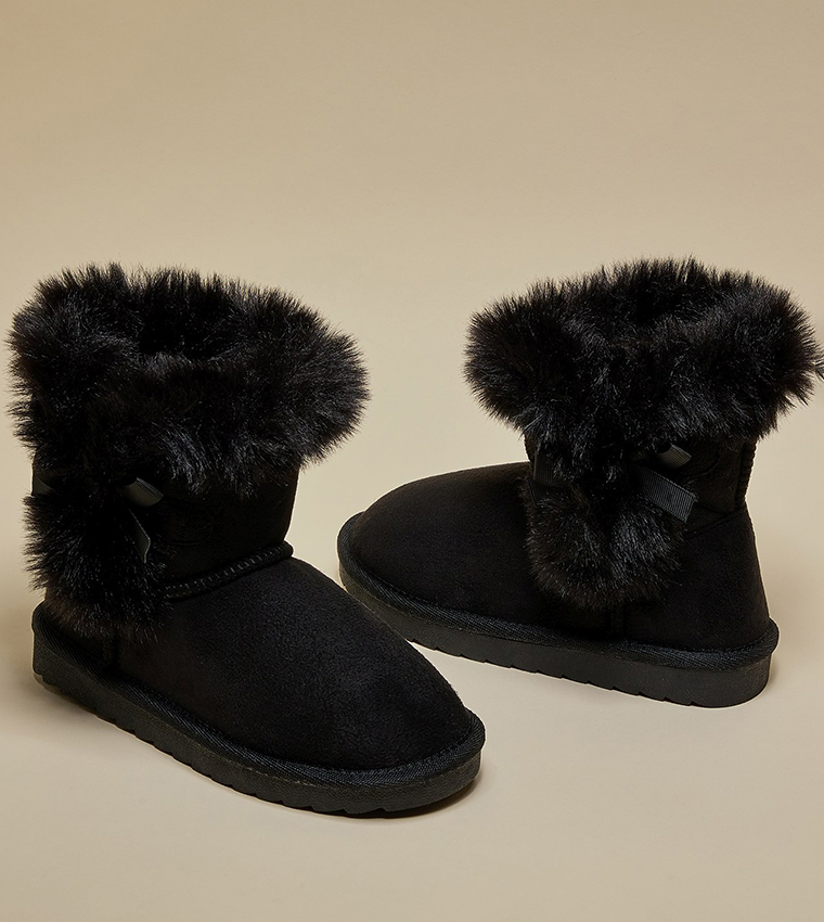 Fur Detail Winter Boots