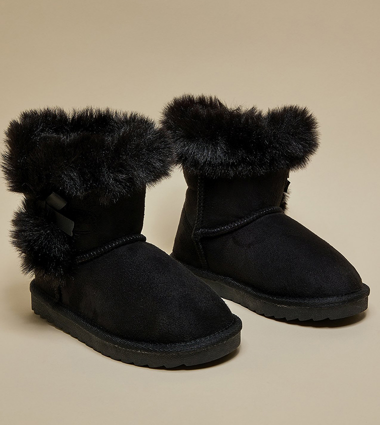 Fur Detail Winter Boots