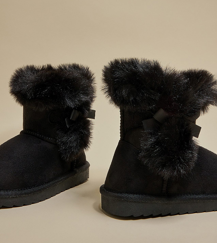 Fur Detail Winter Boots