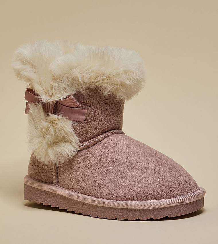 Fur Detail Winter Boots