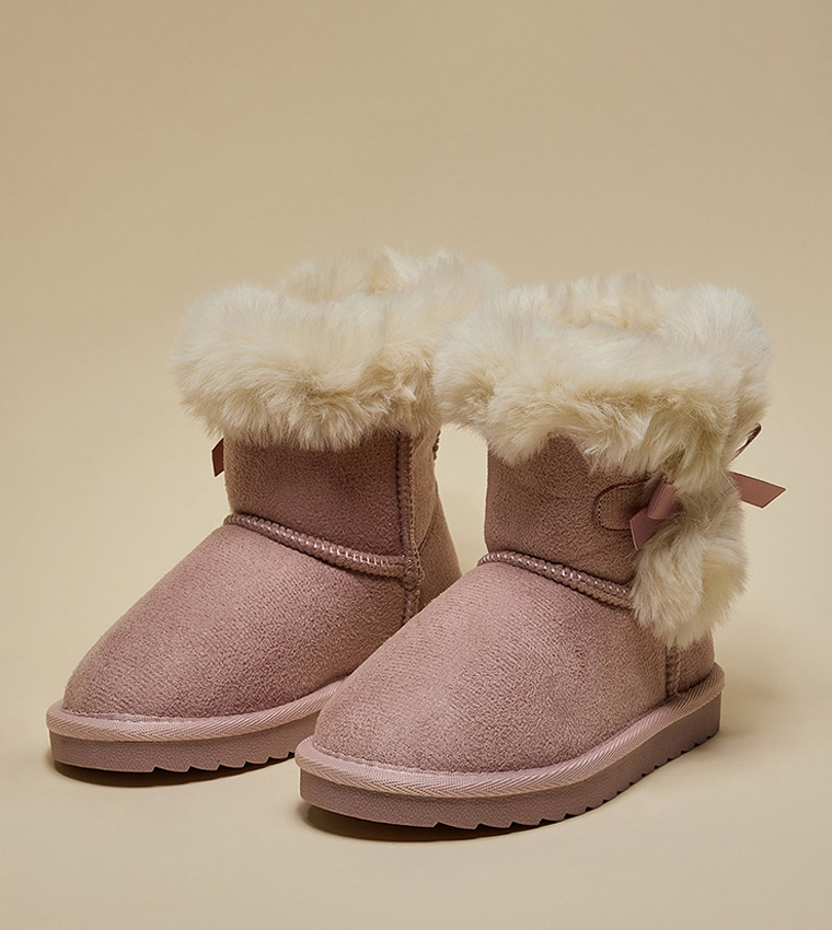 Fur Detail Winter Boots