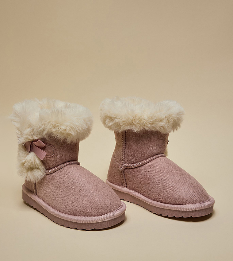Fur Detail Winter Boots