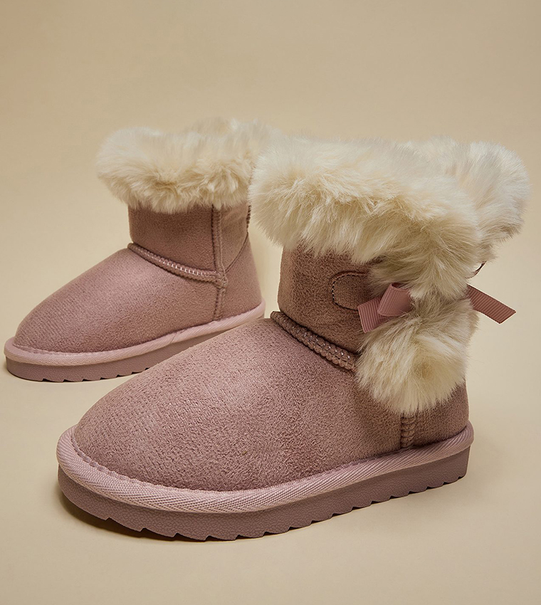 Fur Detail Winter Boots