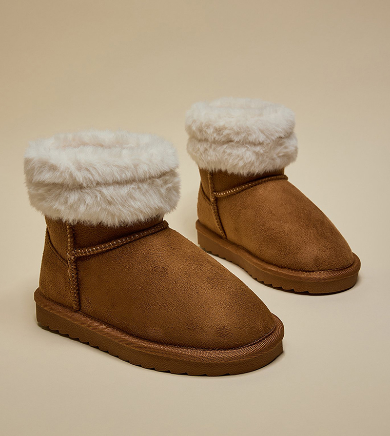 Fur Detail Winter Boots