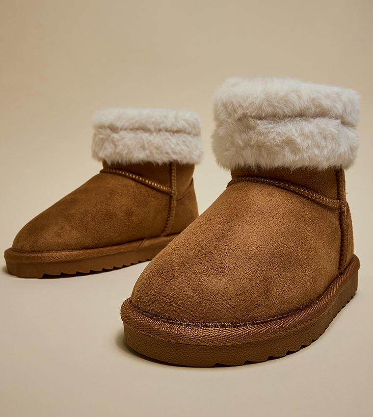 Fur Detail Winter Boots