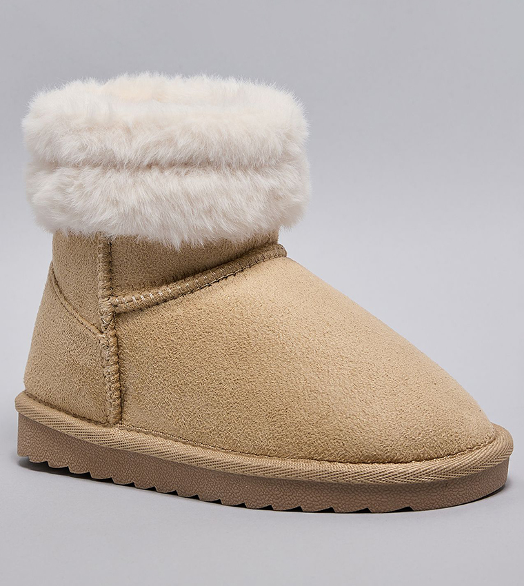 Fur Detail Winter Boots