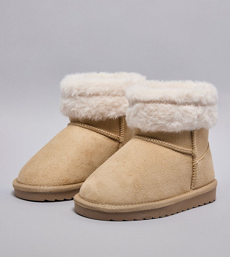 Fur Detail Winter Boots