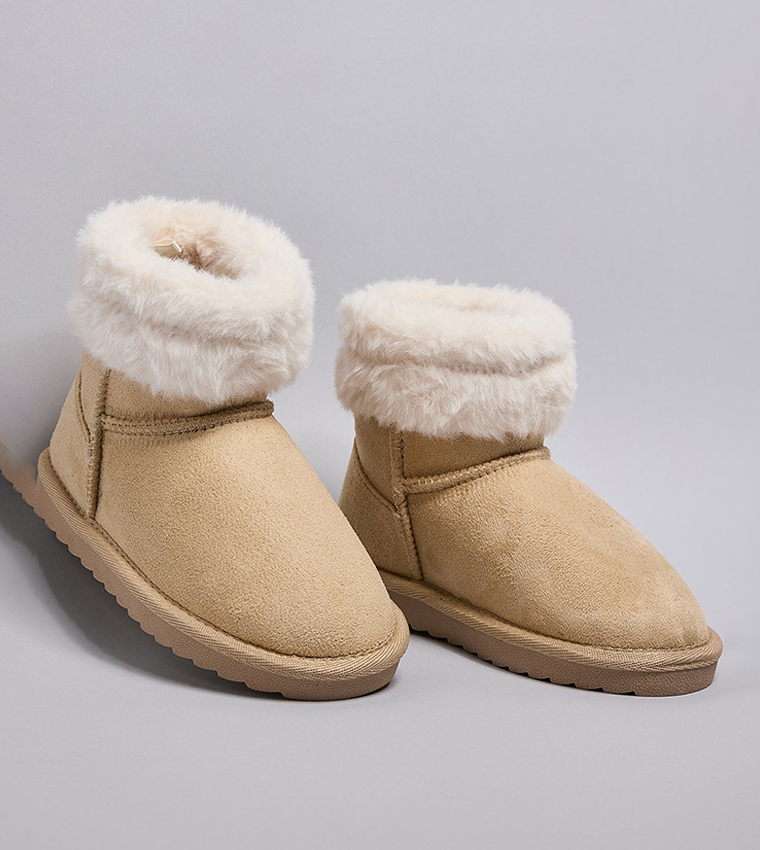 Fur Detail Winter Boots