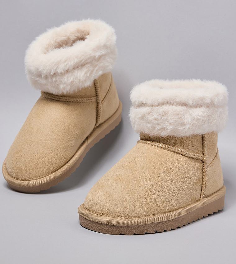 Fur Detail Winter Boots