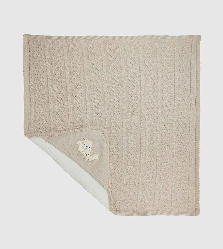 Newborn Embroidered Hooded Wrap/ Blanket