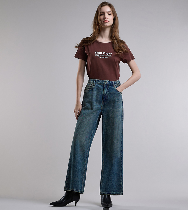 R&B  Short Sleeve T-Shirts - Brown Short Sleeve T-Shirts