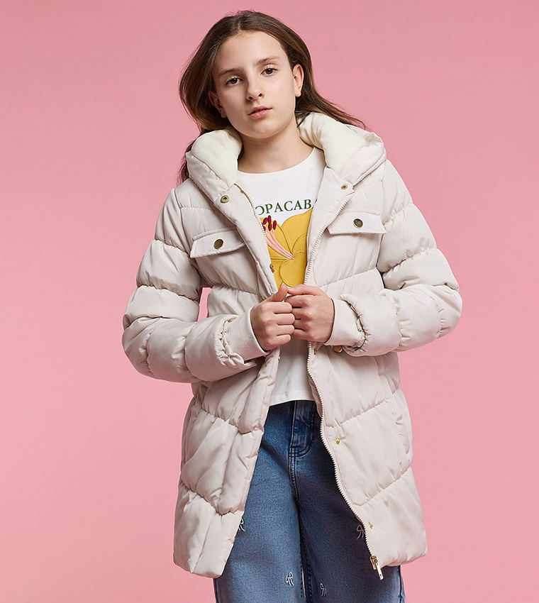 جاكيت بفر بهودي وسحاب 