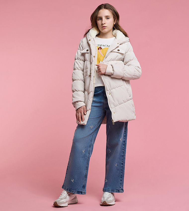 جاكيت بفر بهودي وسحاب 