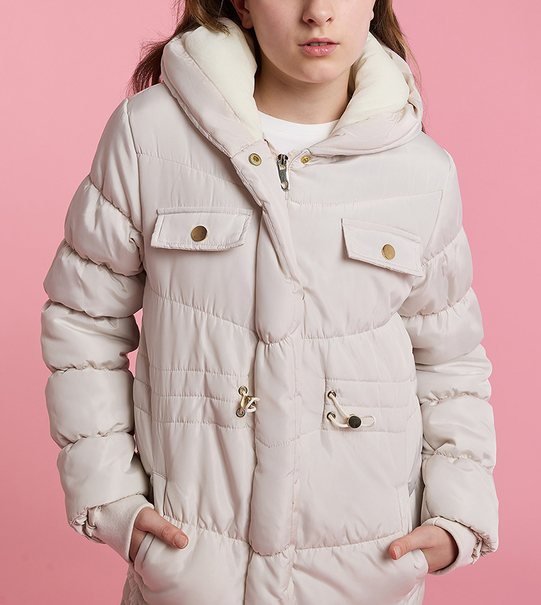 جاكيت بفر بهودي وسحاب 