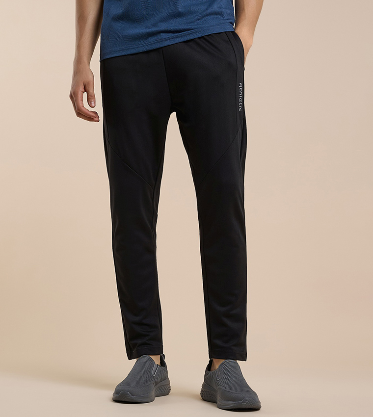 بنطال رياضة بطبعة وخصر مرن 