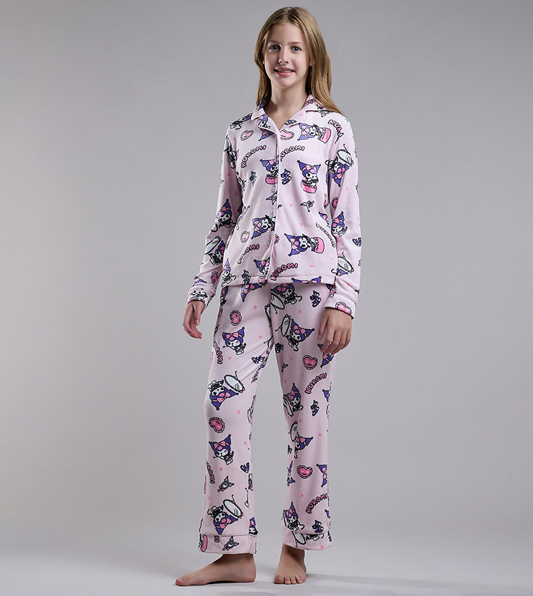 Kuromi Print Pyjama Set