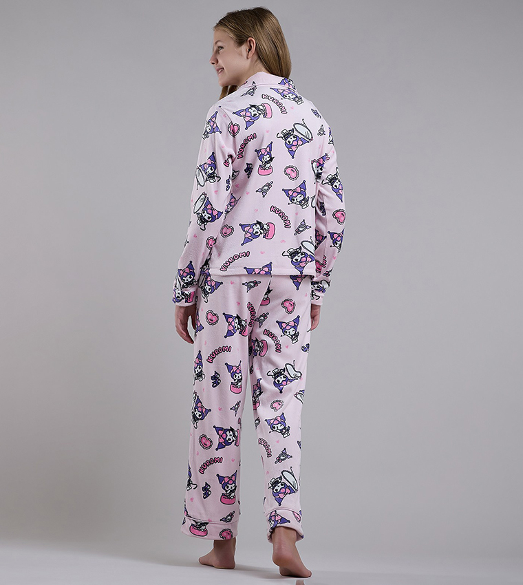 Kuromi Print Pyjama Set
