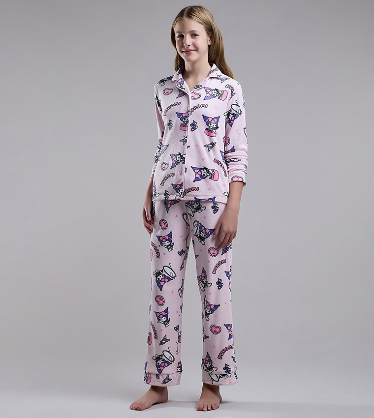 Kuromi Print Pyjama Set