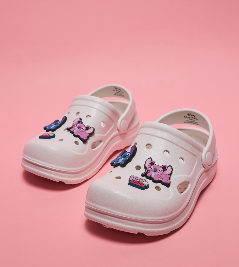 Slingback Clogs with Charm