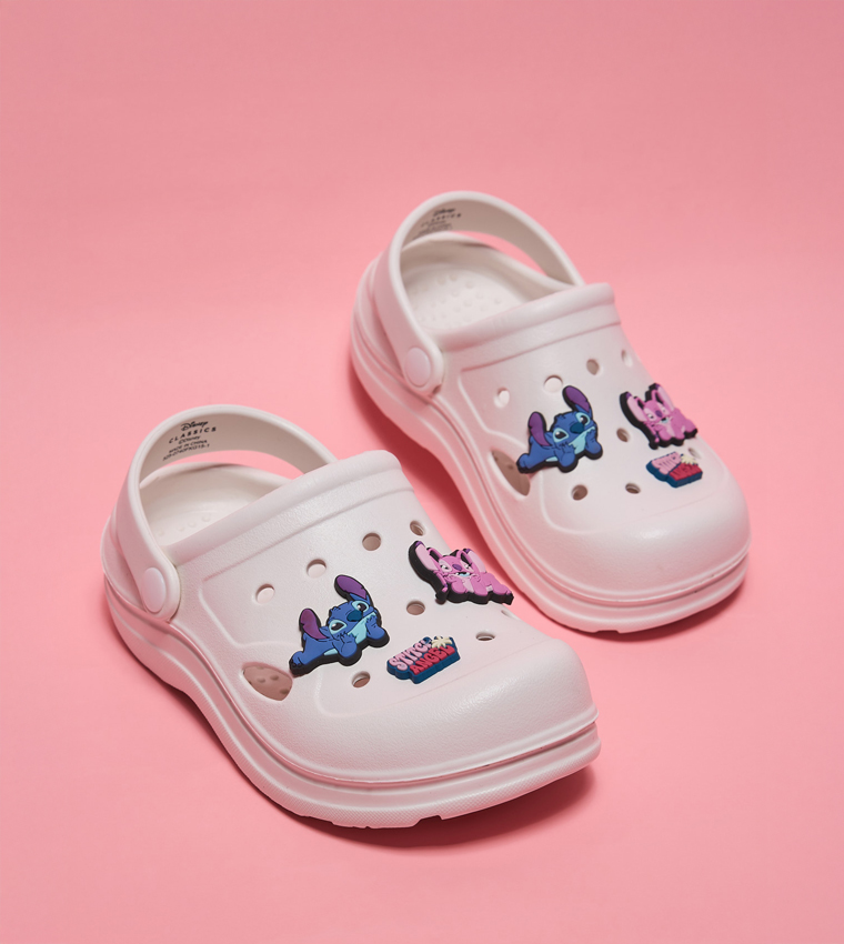 Slingback Clogs with Charm
