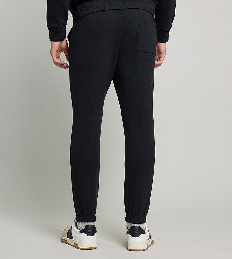 Solid Joggers with Drawstring Waist