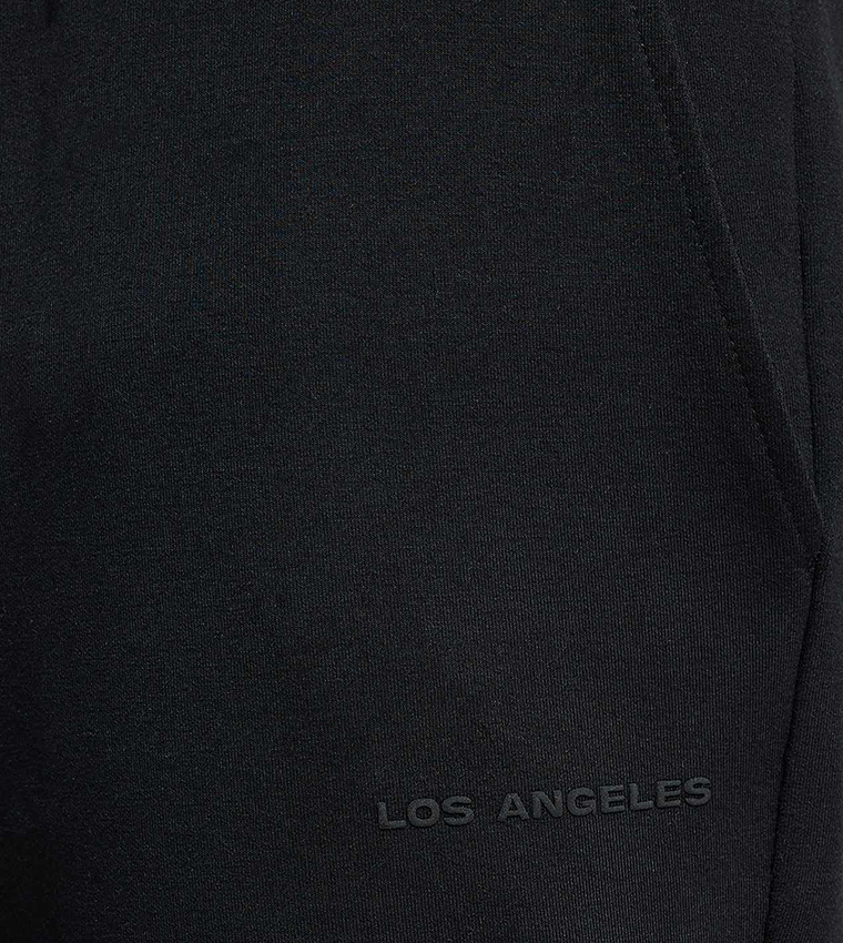 Solid Joggers with Drawstring Waist