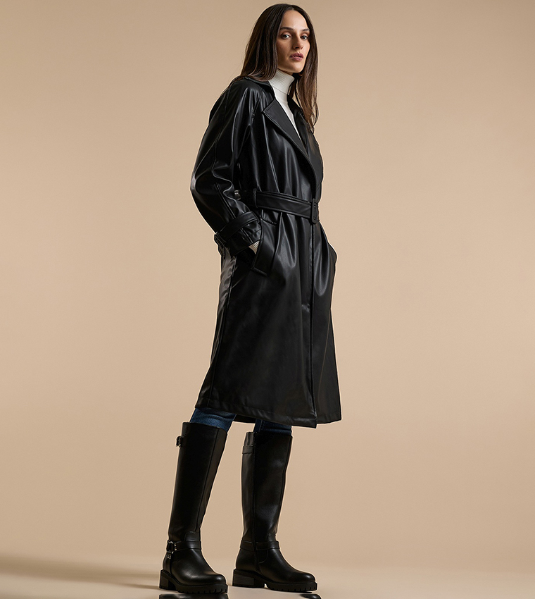 Textured Knee High Boots