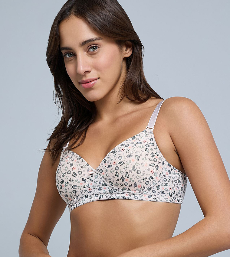 2 Pack Printed Underwire Bras